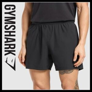 GYMSHARK Men’s HYBRID 6" Athletic Shorts
(Black/Black) Size (XXXL) Like NEW